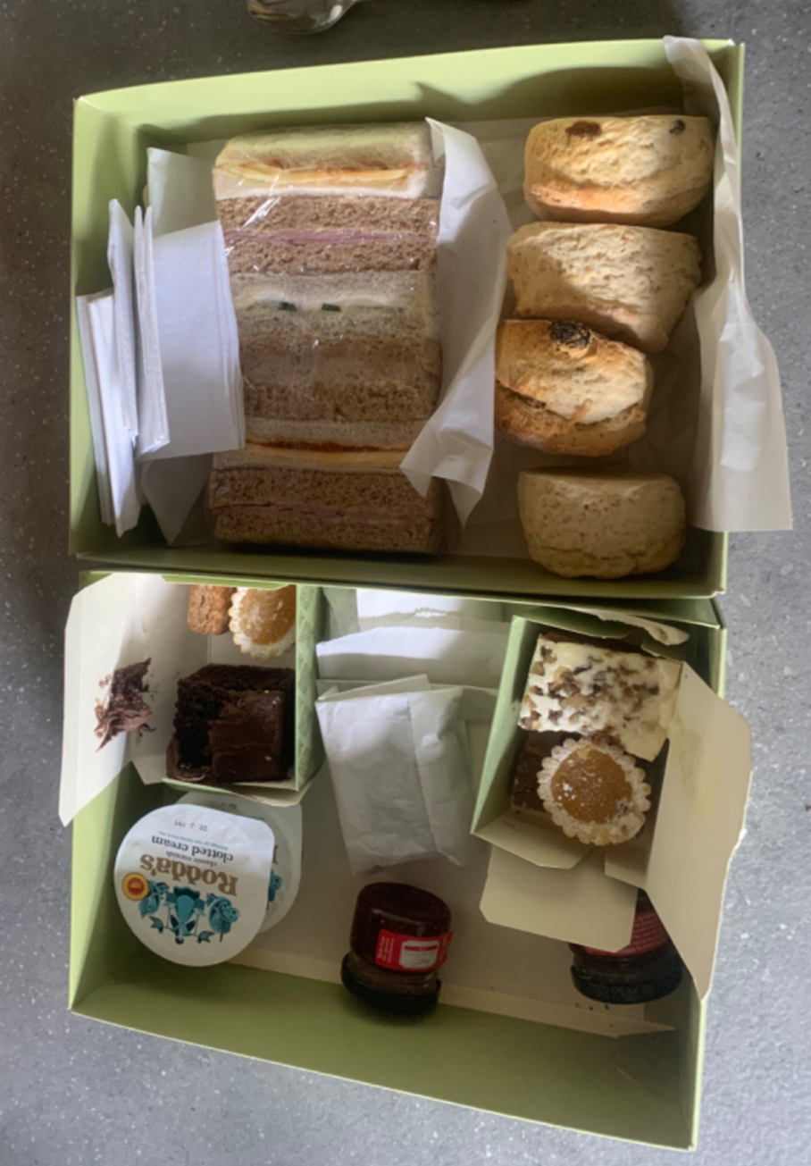 Afternoon Tea Box for 2, Lymefield Tea Room