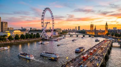 The London Eye on the River Thames