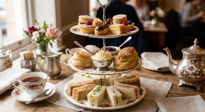 Traditional British afternoon tea