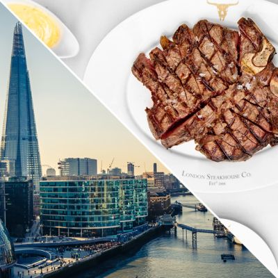 View from The Shard & Dining @ Marco Pierre White London Steakhouse Co