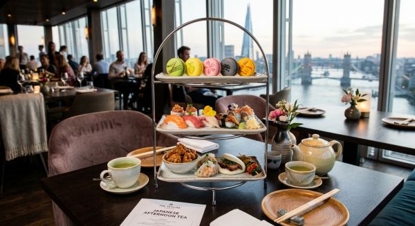 Japanese themed afternoon tea