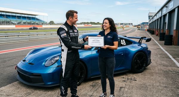 Receiving a driving experience certificate