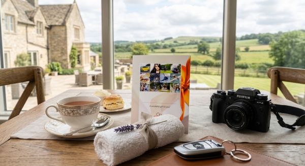 A beautifully packaged experience day gift voucher box