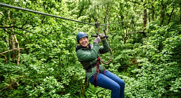Adrenaline adventure ziplining experience