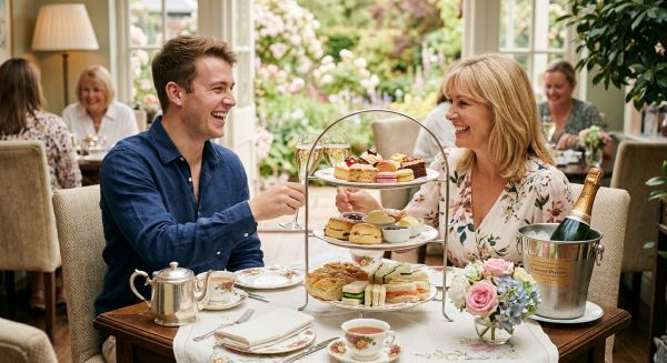 Delicious and luxurious afternoon tea