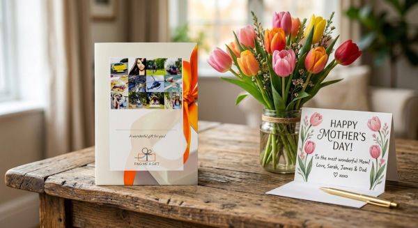 A beautifully presented gift voucher for Mother's Day