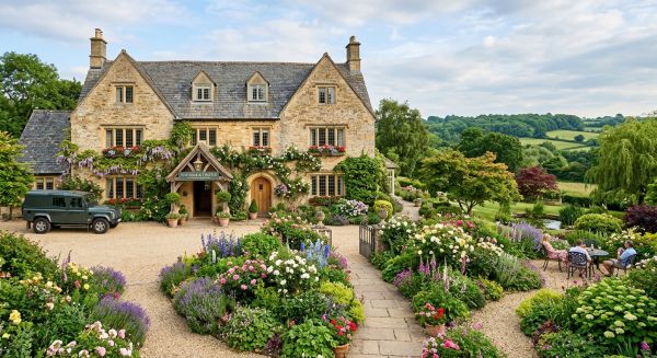 Charming boutique hotel in the UK countryside