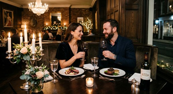 Romantic fine dining experience for two