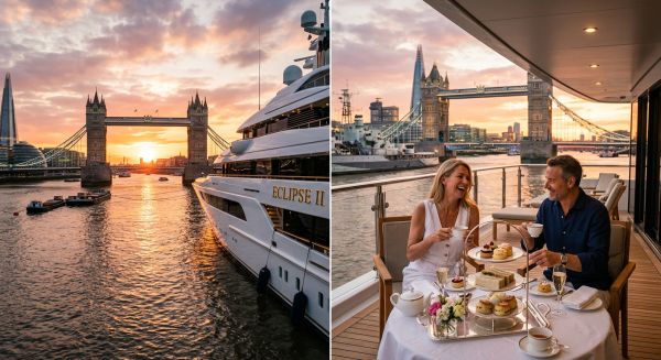 Sunborn super yacht hotel moored in London for a luxury getaway