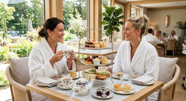 Spa day with afternoon tea