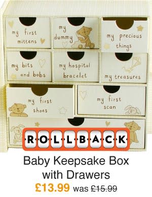 Baby Keepsake Box £13.99 was £15.99