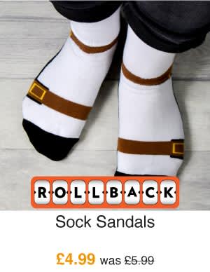 Sock Sandals £4.99 was £5.99
