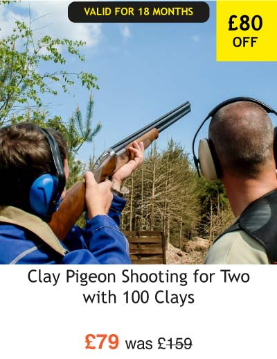 Clay Pigeon Shooting for Two with 100 Clays £79