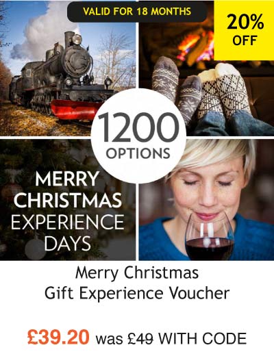 Merry Christmas Gift Experience Voucher £39.20 with code