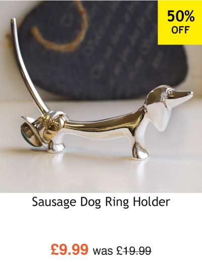 Sausage Dog Ring Holder £9.99