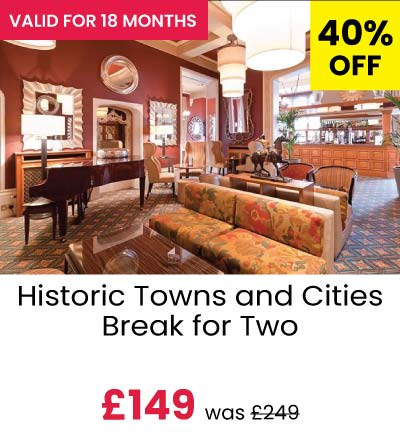 Historic Towns and Cities Break for Two 149 save 40%
