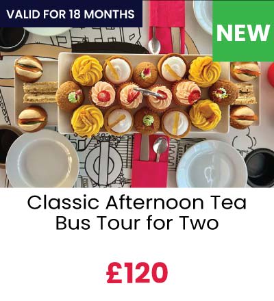Classic Afternoon Tea Bus Tour for Two 120