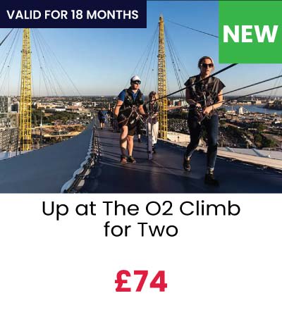 Up at The O2 Climb for Two 74