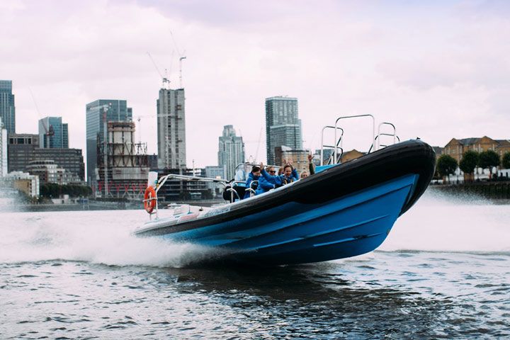 London Overnight Stay with Thames RIB Speedboat Experience