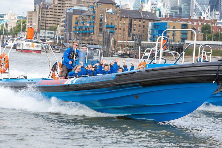 London Overnight Stay with Thames RIB Speedboat Experience