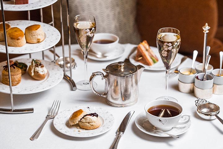 Champagne Afternoon Tea for Two at Sheraton Grand London Park Lane Hotel