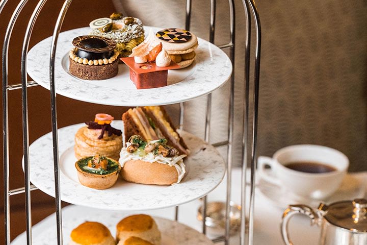 Champagne Afternoon Tea for Two at Sheraton Grand London Park Lane Hotel