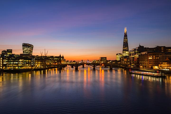 A Romantic Escape for Two & View from the Shard with Champagne