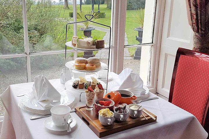 Champagne Afternoon Tea for Two at The Haughton Hall Hotel