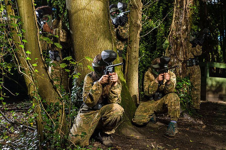 Forest Paintballing for Four with 200 Paintballs