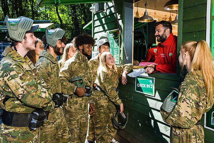 Forest Paintballing for Four with 200 Paintballs and Pizza