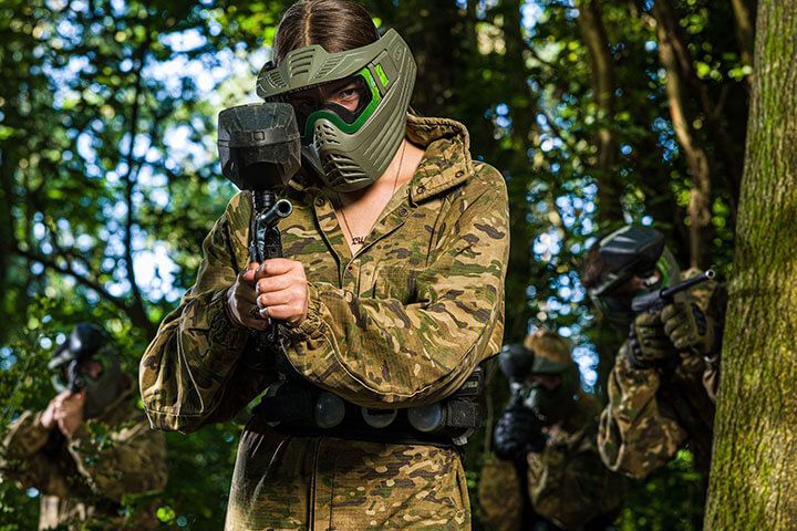 Forest Paintballing for Two with 200 Paintballs 