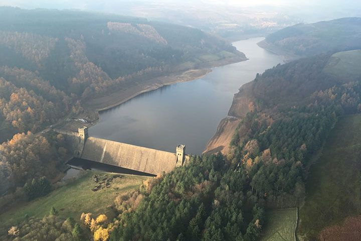 Extended Dambusters Helicopter Tour for Two