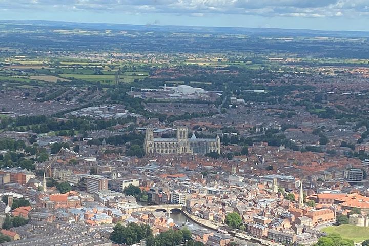 Emmerdale and York Helicopter Sightseeing Flight for Two