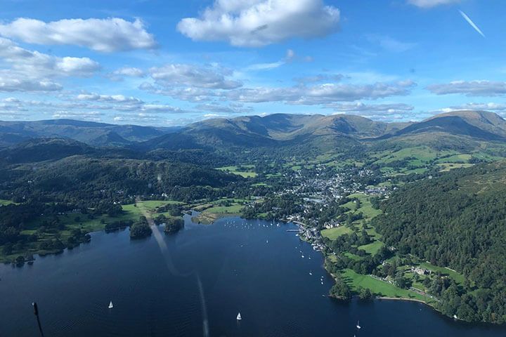 Extended Lake District Helicopter Tour for Two