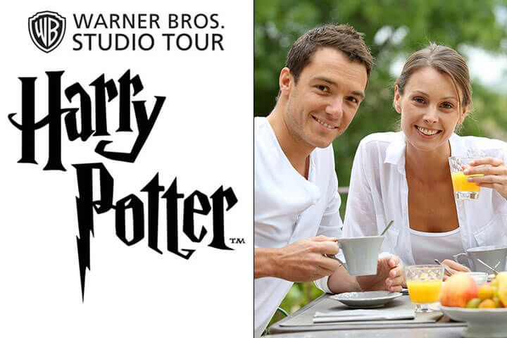 Warner Bros. Studio Tour London for 2 & 1 Night Stay with Breakfast