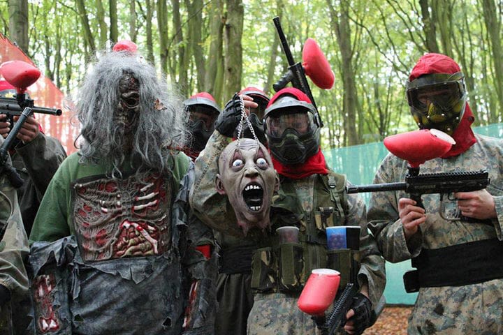 Zombie Paintball for Four