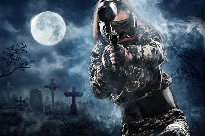 Zombie Paintball for Two