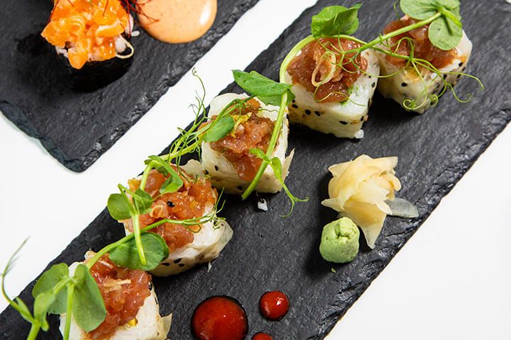 Unlimited Asian Tapas & Sushi with Bottomless Beer or Wine for Two