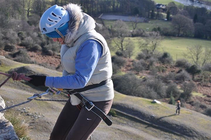 Rock Climbing & Abseiling Full Day Out For Two
