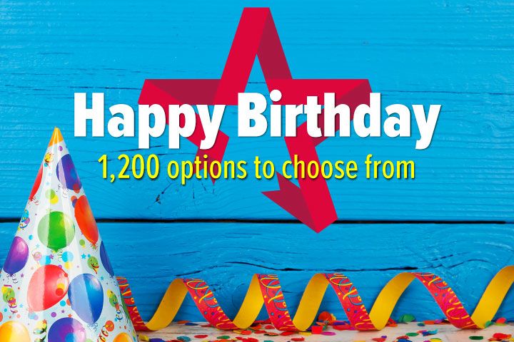 Happy Birthday - Experience Day Voucher