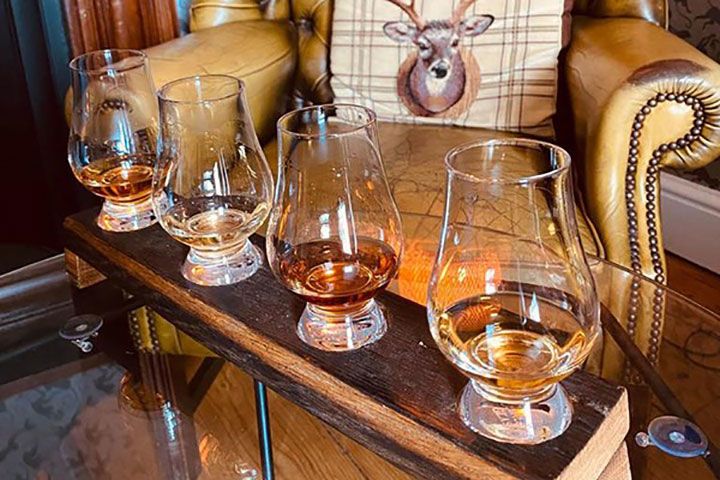Self-Guided Whisky Tasting Flight at Barbican Botanics