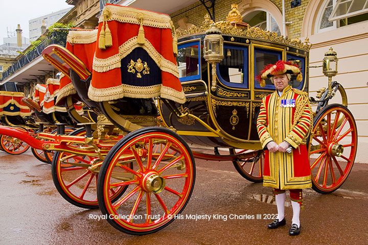 Entrance to The Royal Mews & Lunch at The Royal Horseguards Hotel for Two