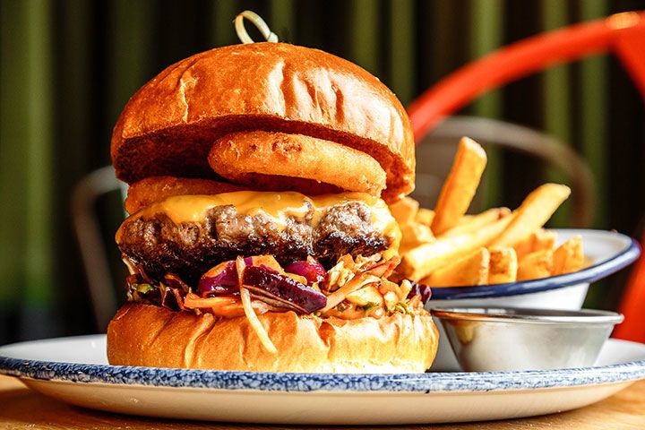 Gourmet Burger and Beer for Two at Revolution Bars