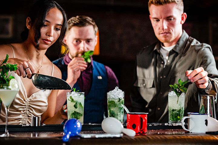 Cocktail Masterclass with Two Course Dinner at Revolution Bars