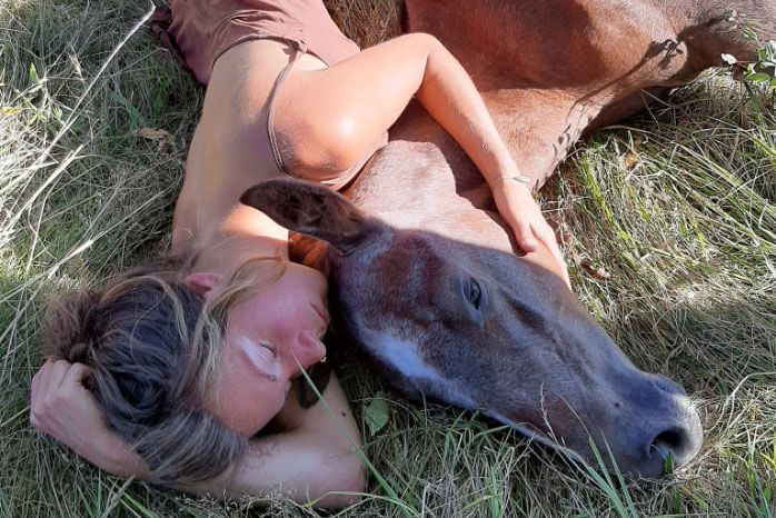 Private Meditation Session with Horses for Two 