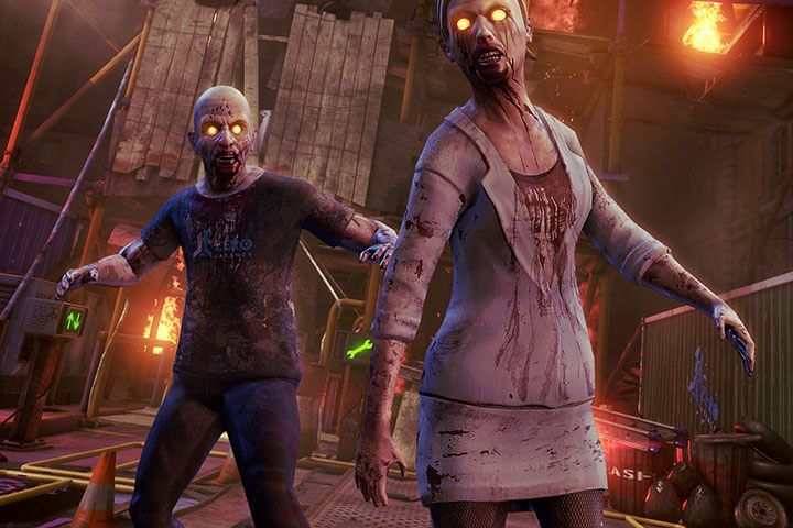 Zero Latency Warehouse Scale VR Zombie Experience for Two