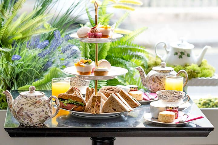 Traditional Afternoon Tea with a Glass of Prosecco at Brigit Bakery