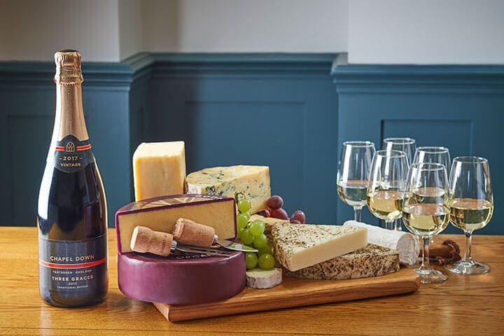 Cheese and Wine Tasting for Two with Chapel Down Vineyard