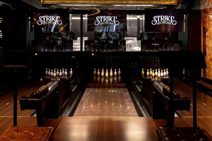 Bowling, Shuffleboard and Darts for Four at Strike