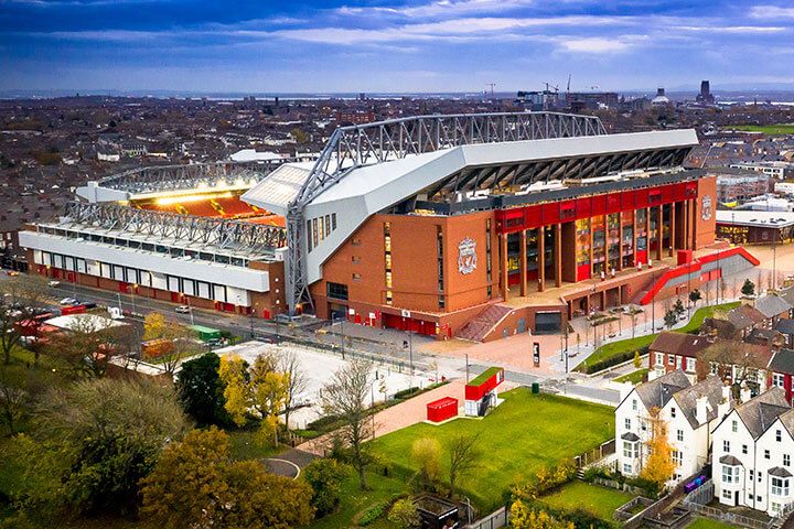 The Anfield Abseil for One Adult & Two Juniors at Liverpool FC